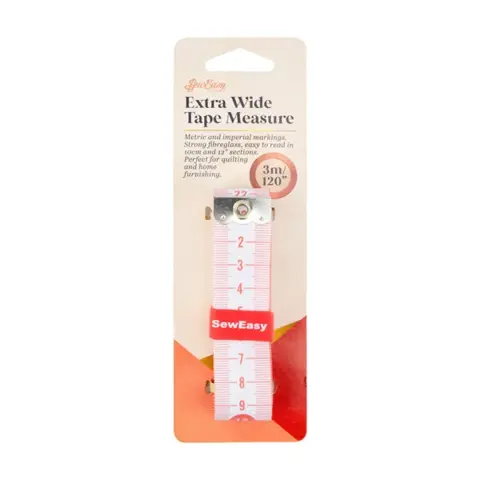 Sew Easy - Tape Measure Quilters Extra Wide 300cm