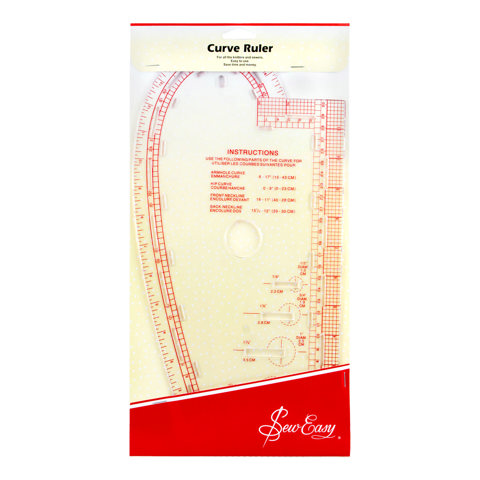 Sew Easy - Ruler Curved Imperial/Metric