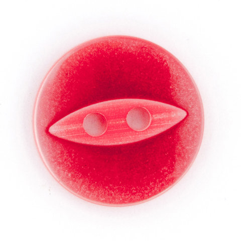 HEMLINE BUTTONS - Fish Eye Button - pink 16mm