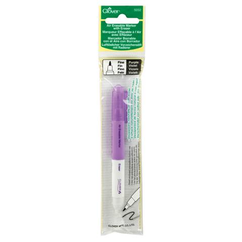 Clover Air Erasable Marker & Eraser Fine - Purple
