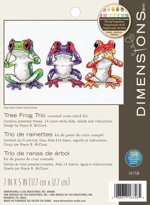 TREE FROG TRIO                