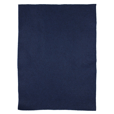 Felt Square Polyester 30 x 22cm - Navy Blue