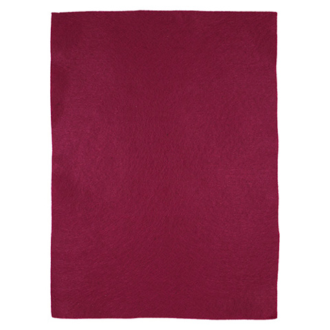 Felt Square Polyester 30 x 22cm - Fuchsia