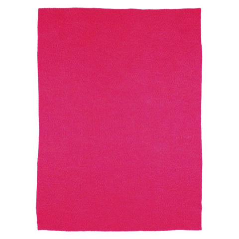 Felt Square Polyester 30 x 22cm - Shocking Pink