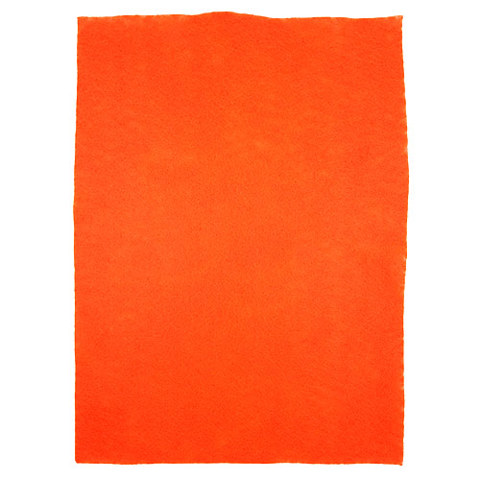 Felt Square Polyester 30 x 22cm - Pumpkin