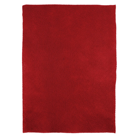 Felt Square Polyester 30 x 22cm - Cardinal Red