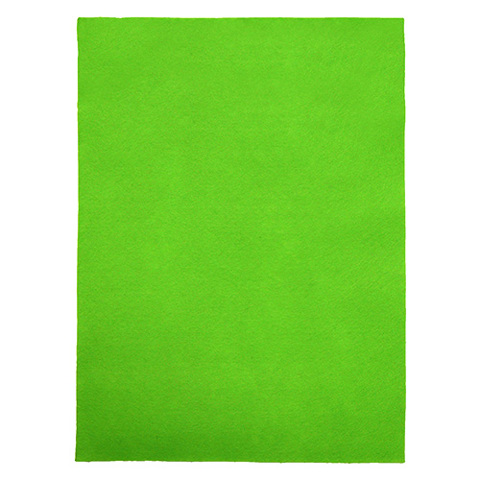 Felt Square Polyester 30 x 22cm - Lime Green