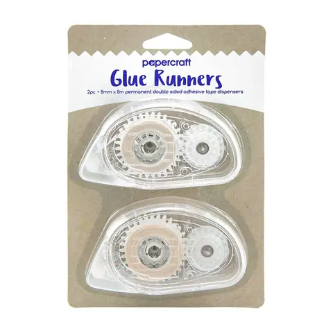 Papercraft - Glue Runner Adhesive Tape 8mm x 8m 2pc