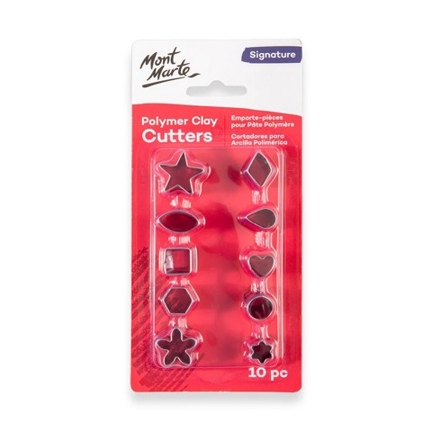 Mont Marte - Polymer Clay Mini Cutter Set 10pc