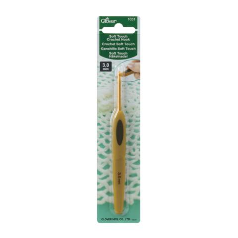 CLOVER SOFT TOUCH CROCHET HOOK 3.0MM