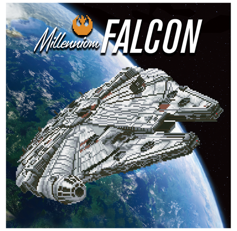 Star Wars - Millennium Falcon 51.5 x 51.5cm