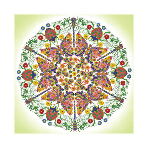 Kaleidoscope Garden - 62 x 62cm