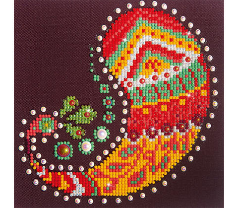 Paisley Groove - 20 x 20cm (7.9 x 7.9in)