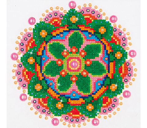 Flower Mandala - 20.3 x 25.4cm (8 x 10in)