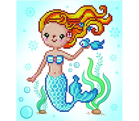 Sweet Swimmer - 21x 26cm (8.4x 10.4in)
