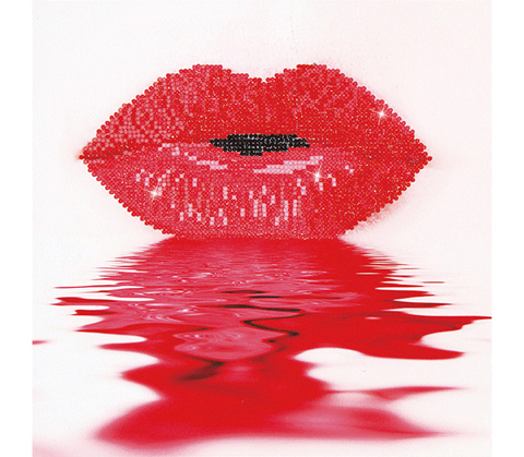 Hot Lips - 30 x 30cm (11.8 x 11.8in)