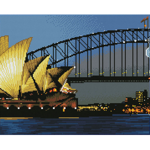 Sydney By Night - 40.64 x 50.80cm