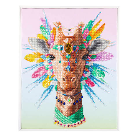 Bohemian Giraffe - 51 x 41cm 