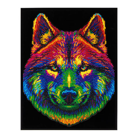 Neon Wolf - 35.5 x 45.7cm