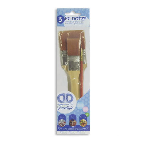 Dotz Delux Brush Pack Qty3
