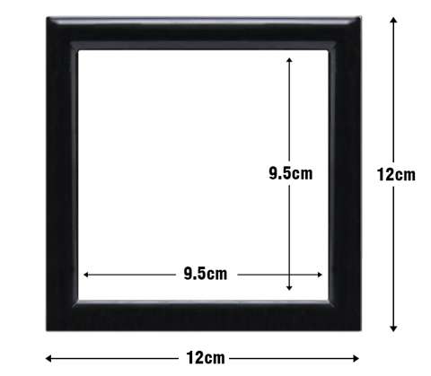 Dd1 Frame - Black - plastic - 12.1 x 12.1cm