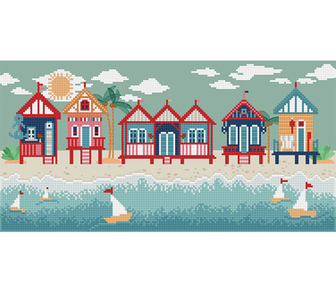 Seaside Days - 53 x 27cm (20.8 x 10.6 in)