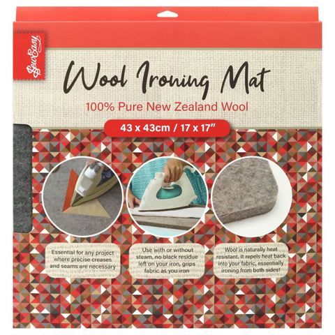 Sew Easy - Wool Ironing Mat 100% New Zealand Wool - 17 x 17in