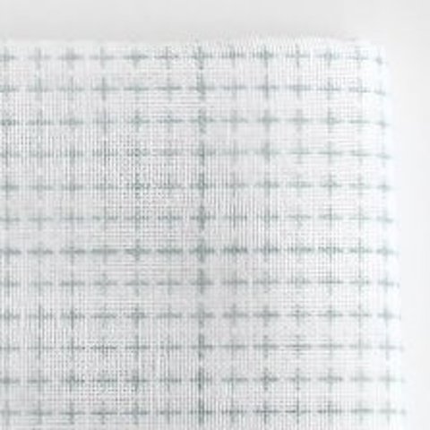 Sashiko Cloth Cotton 100% 50 x 108cm - White