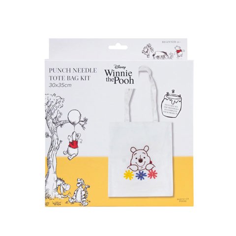 Disney Punch Needle Tote Bag 30 x 35cm - Pooh