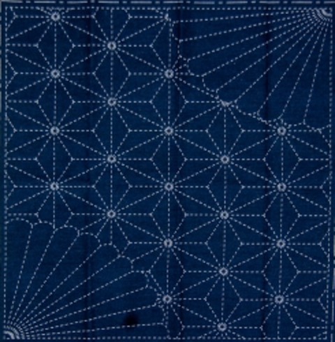 DARUMA - Sashiko Printed Cloth Blue - Mix