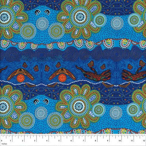 M&S Textiles Australia - Home Country Blue