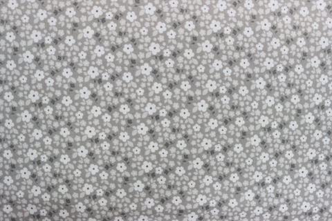 Riley Blake Printed Cotton - Floral All Over Gray 112cm