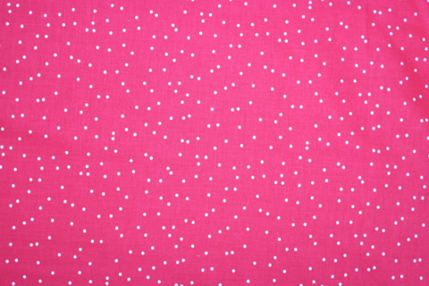 Riley Blake Printed Cotton - Mini Spots Hot Pink 112cm