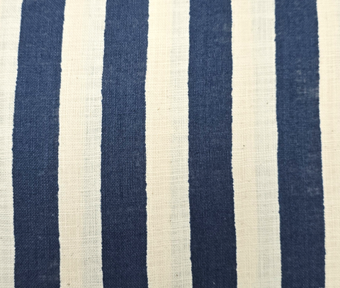SevenBerry - Dots and Dash - Navy Blue Stripes