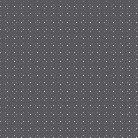TULA PINK GRAYWORK - TINY DOTS - CARBON