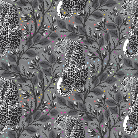 TULA PINK GRAYWORK - BIRTHMARK - SHADOW