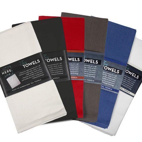 OESD: Tea Towel 20in x 28in White 2pk