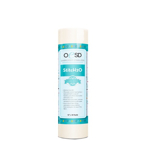 OESD Stabilizer: StitcH2O WashAway 12in x 10yd