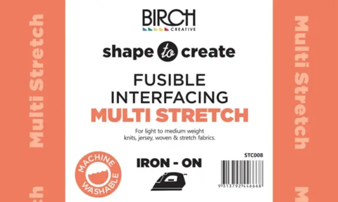 SHAPE TO CREATE I/F Multi Stretch Fusible Soft 90cm - White