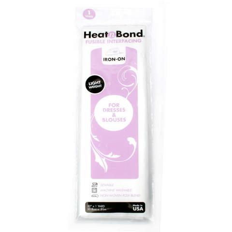THERMOWEB - HeatnBond Non-Woven Fusible Light White 20in x 1yd (50 x 90cm)