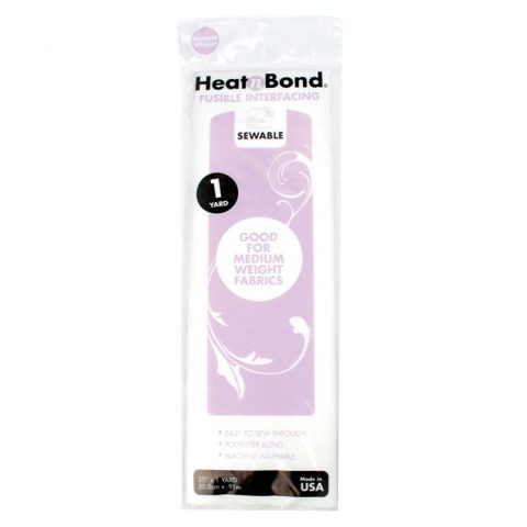 THERMOWEB - HeatnBond Non-Woven Fusible Medium White 20in x 1yd (50 x 90cm)