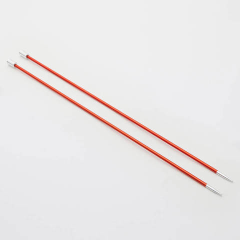 KnitPro - Zing Single Point Knitting Needles Aluminium 35cm - 2.50mm