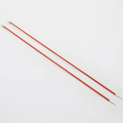 KnitPro - Zing Single Point Knitting Needles Aluminium 35cm - 2.75mm