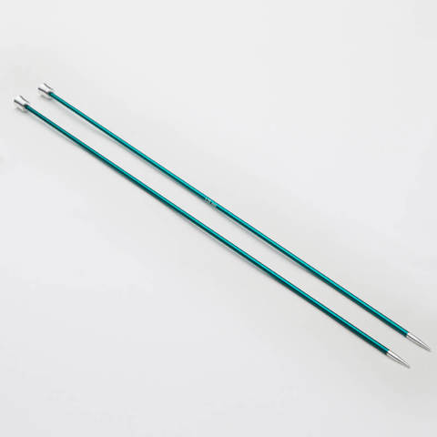 KnitPro - Zing Single Point Knitting Needles Aluminium 35cm - 3.00mm