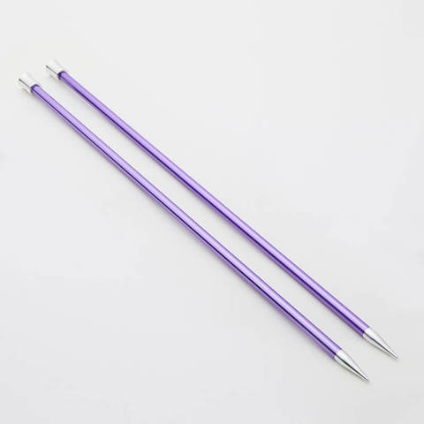 KnitPro - Zing Single Point Knitting Needles Aluminium 35cm - 7.00mm