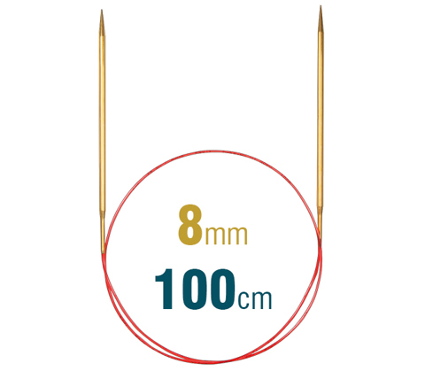 Addi Lace Circular Knitting Needles 100CM X 8.00MM
