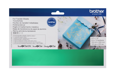 Brother Accessory: ScanNCut - Foil Transfer Sheets Green