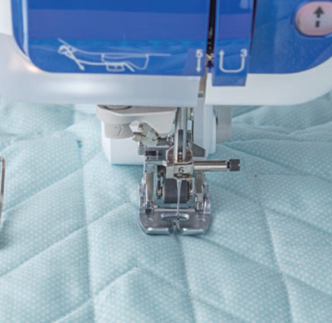 Brother Machine Feet: F077AP Dual Feed Quilting Guide - EV1, XP/XV, XJ, VM, VQ/BQ series