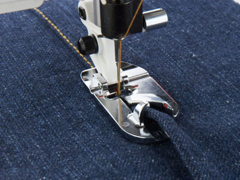 Husqvarna Machine Feet: FLAT FELLED 9mm - # 1 - 9