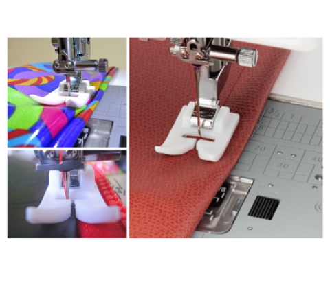 Janome Accessories - Ultra Glide Foot - Top Loading 9mm-Needle Plate and Foot